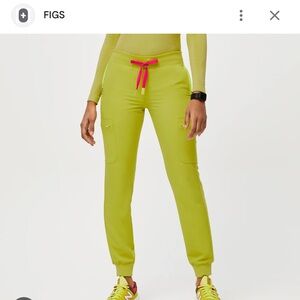 Figs Women's Zamora Jogger Pants - Limeade Bright Green